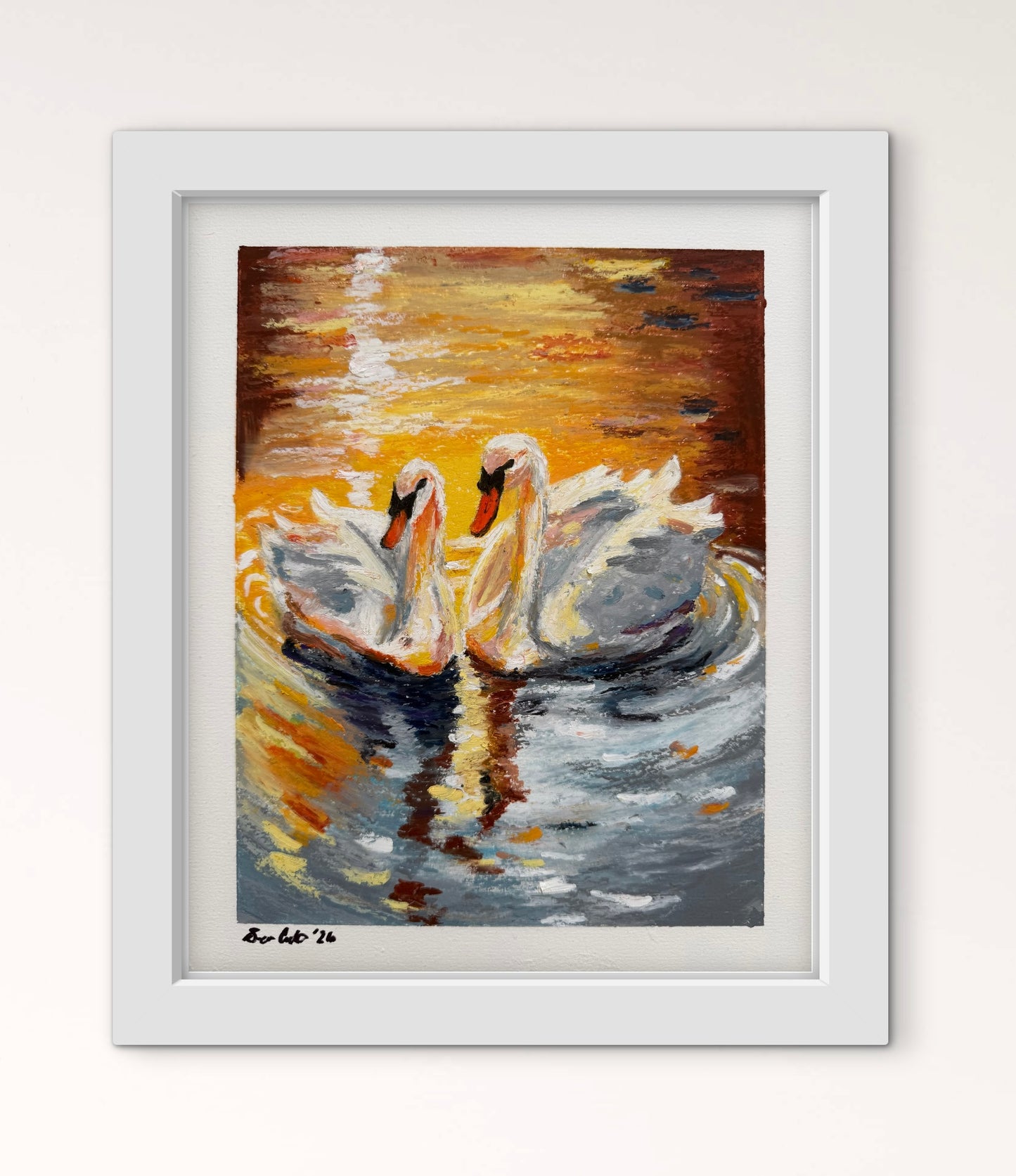 Swans Poster Print