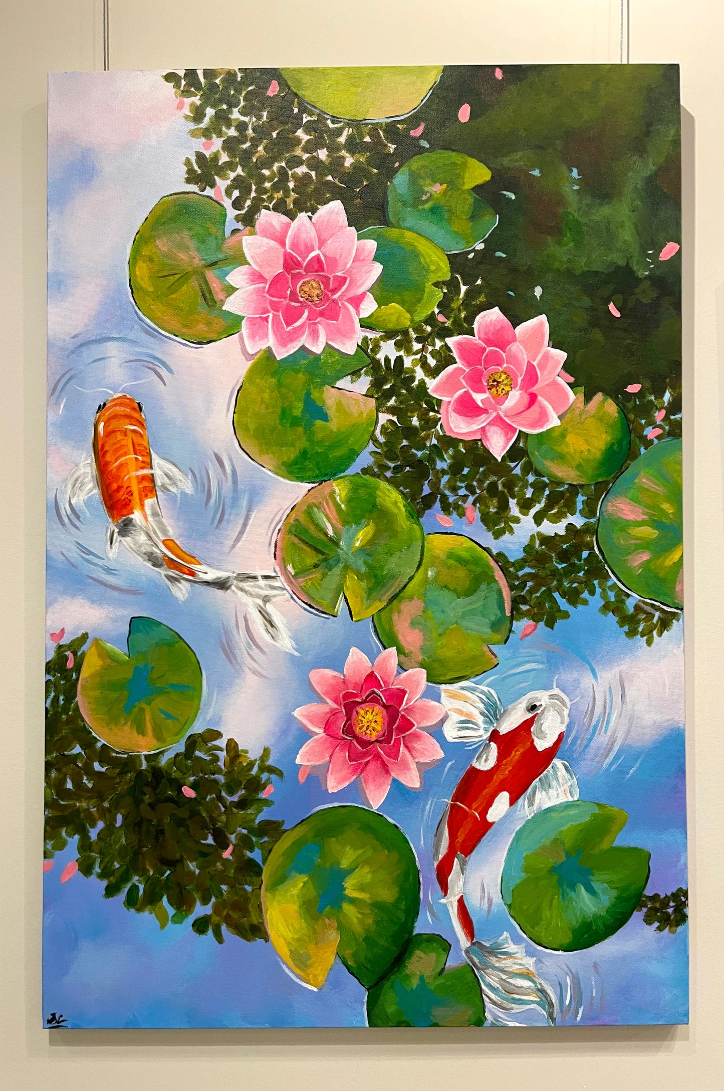 Koi Fish Original Painting