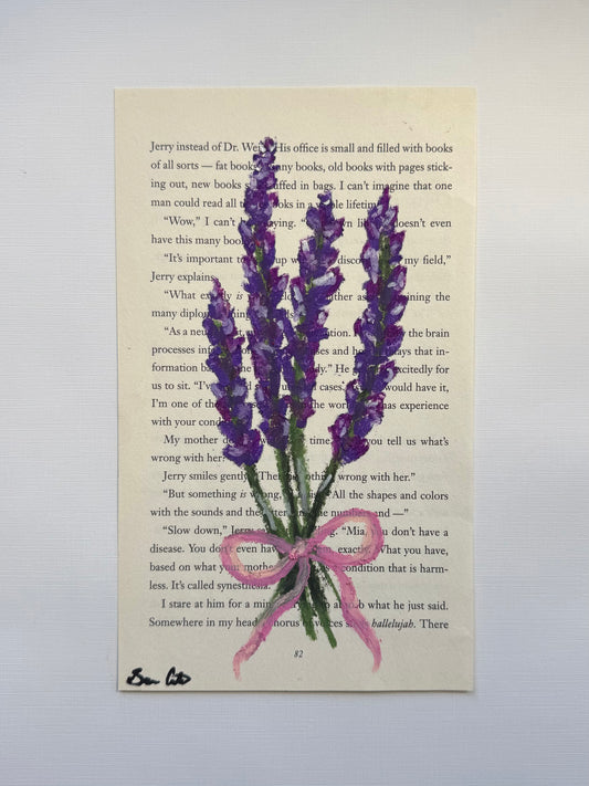 Lavender Book Page