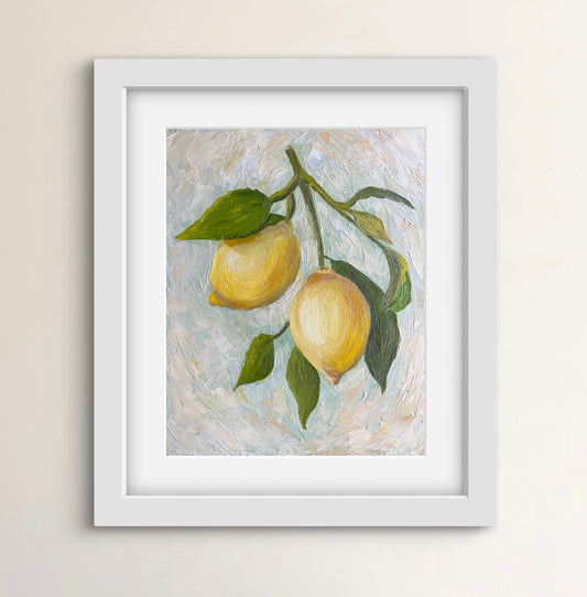 Lemons Poster Print