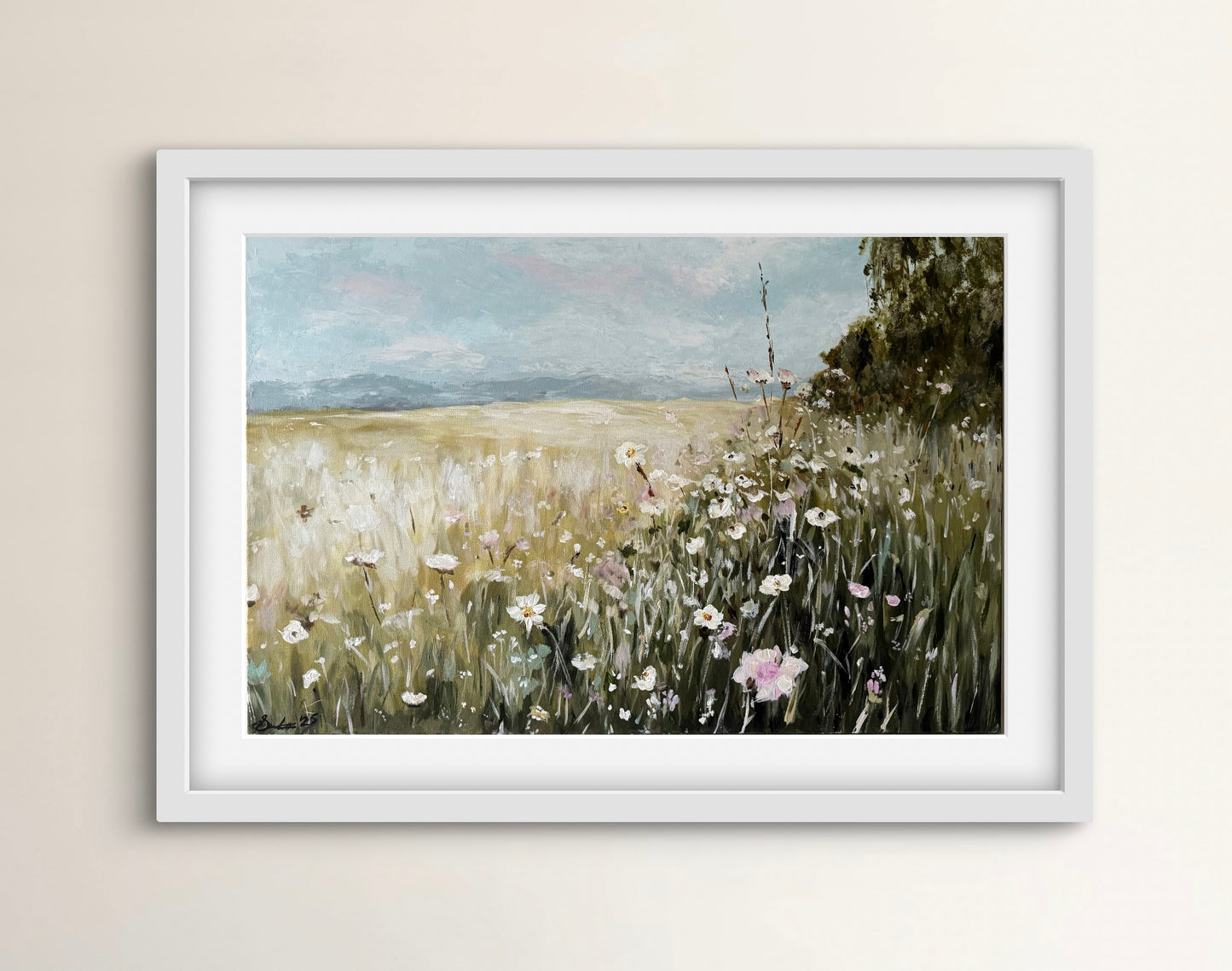 Wildflower Field Poster Print