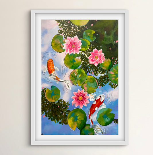 Koi Fish Poster Print